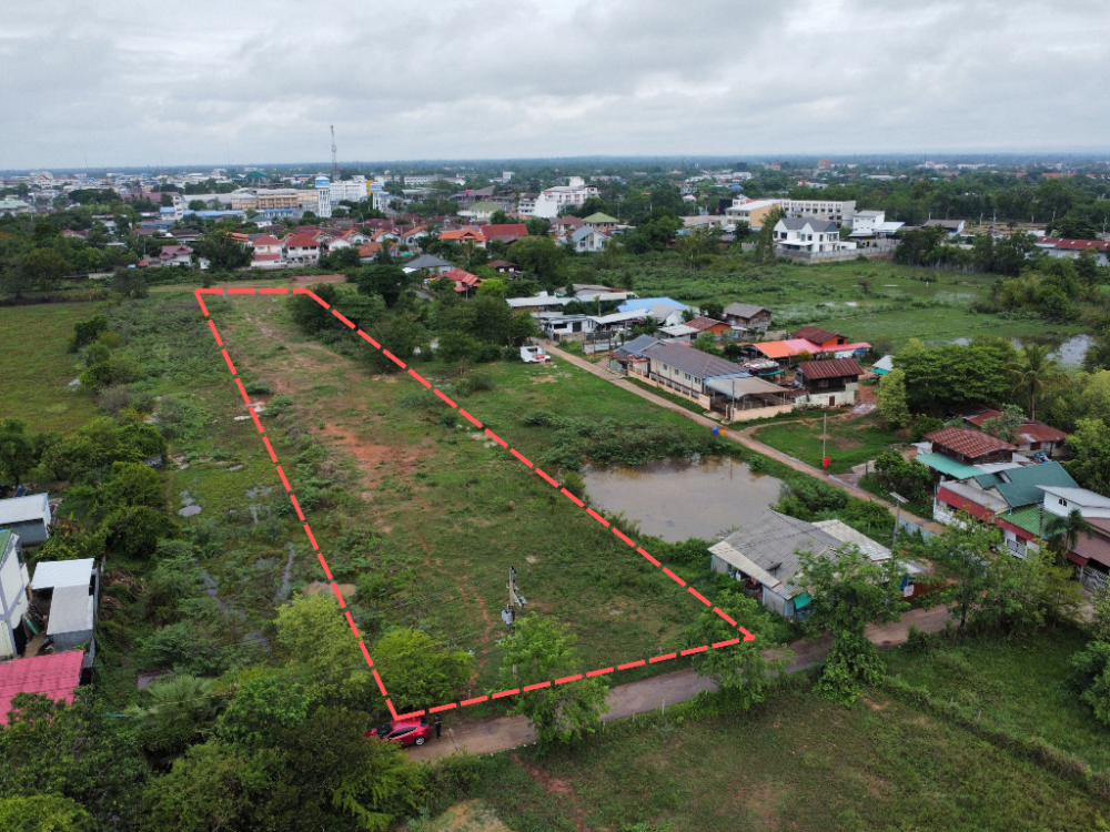 For SaleLandChaiyaphum : (For sale) Land 3 rai 2 ngan behind Agricultural College. Suitable for housing development, Chaiyaphum