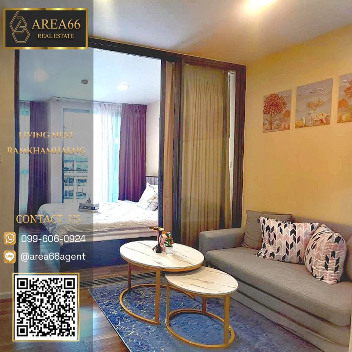 ขายคอนโดรามคำแหง หัวหมาก : 🔥 ขายด่วน!! คอนโด Living Nest Ramkhamhaeng