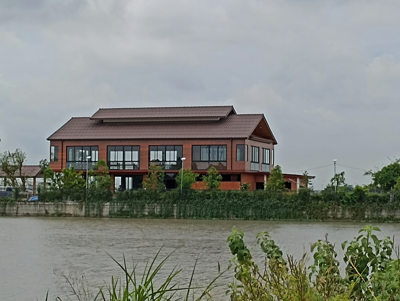 ขายที่ดินปทุมธานี รังสิต ธรรมศาสตร์ : ที่ดินสวย เลียบคลอง 12 ติดถนนลาดยาง