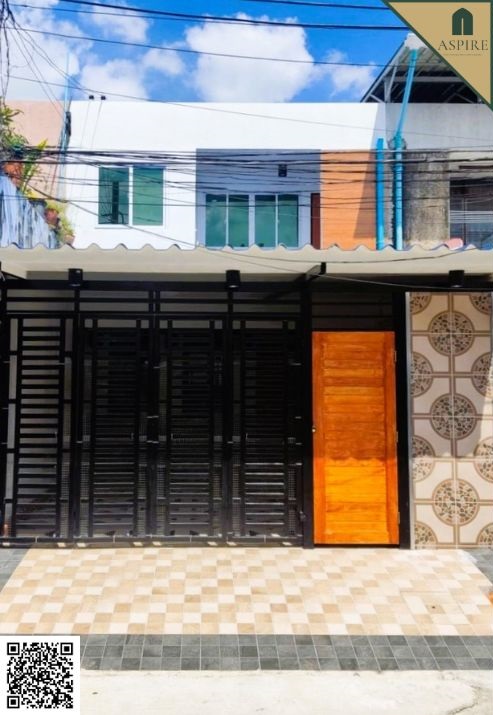 For SaleTownhomeOnnut, Udomsuk : [For Sale] Best Price 7.49 MB, 2 Storey Townhome Ready to move in & Renovate In Soi Sukhumvit 68, Only 240 m. from BTS Udomsuk