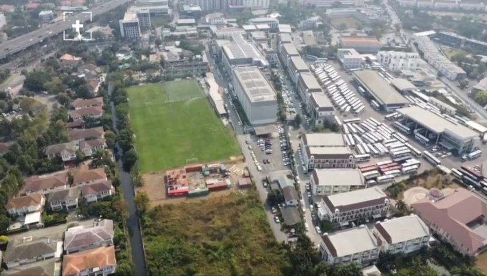 For SaleLandKaset Nawamin,Ladplakao : Beautiful plot of land 4-1-49 rai, Soi Sukonthasawat 27, already filled, wide alley.