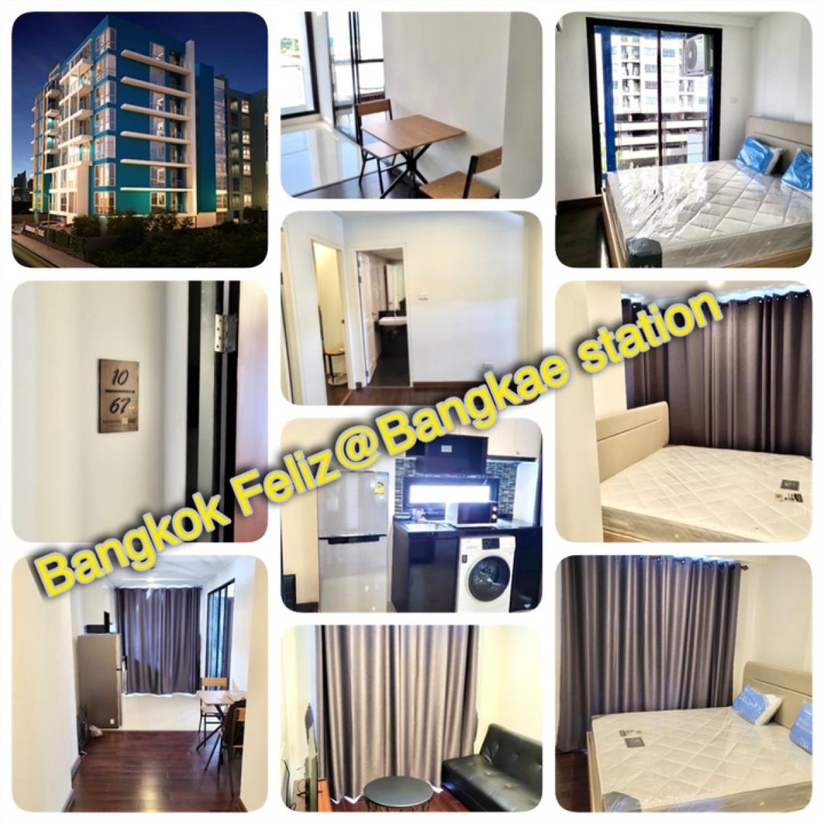 For RentCondoBang kae, Phetkasem : Beautiful condo, spacious, cheap price, new room, ready to move in🥳