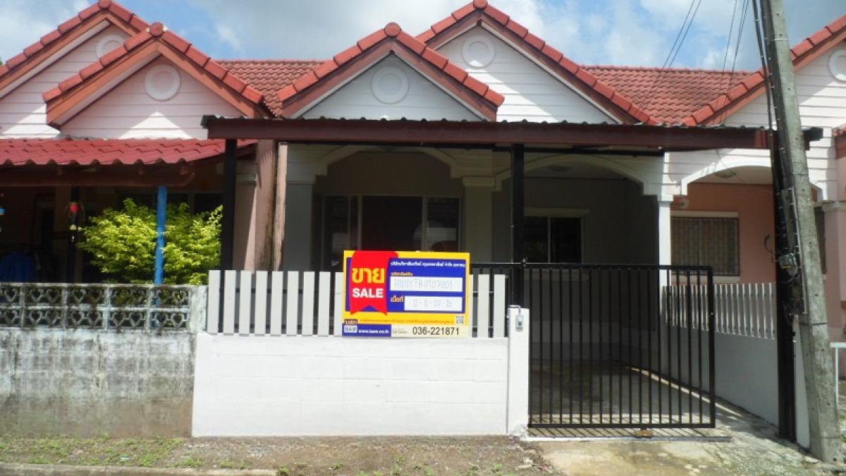 ขายทาวน์โฮมนครนายก : 💟 ทาวน์เฮ้าส์ โครงการบ้านสวนแสนสุข (เกาะทอง) เมืองนครนายก  💟