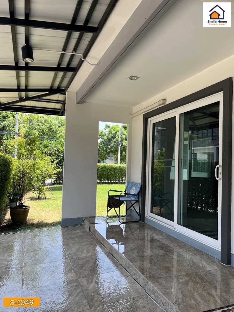 ขายบ้านพระราม 2 บางขุนเทียน : ฮาบิเทีย ชายน์ ท่าข้าม พระราม2 หลังริมติดสวนหย่อม