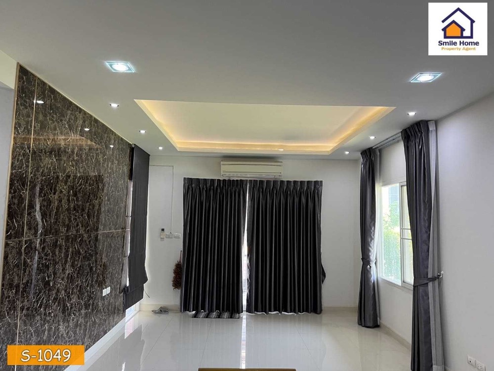 ขายบ้านพระราม 2 บางขุนเทียน : ฮาบิเทีย ชายน์ ท่าข้าม พระราม2 หลังริมติดสวนหย่อม