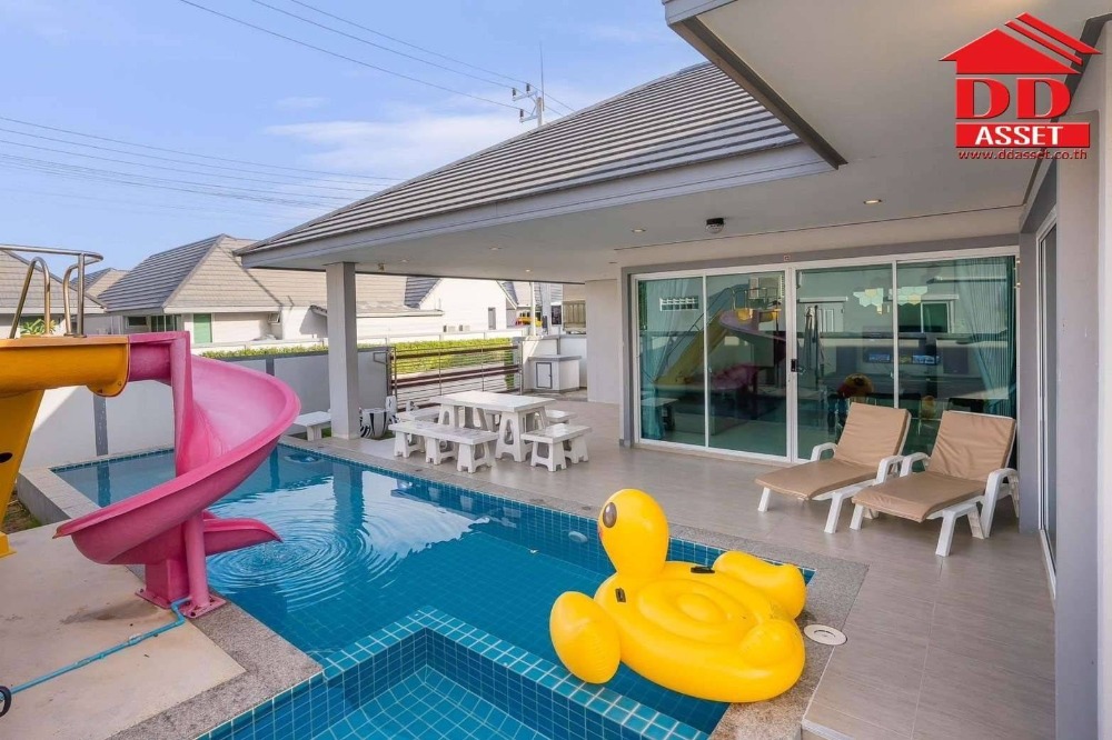 ขายชะอำ เพชรบุรี : ขายบ้าน พูลวิลล่า อำเภอชะอำ จังหวัดเพชรบุรี(Pool villa house Cha am Petchaburi) ใกล้ทะเล 2 กิโลเมตร