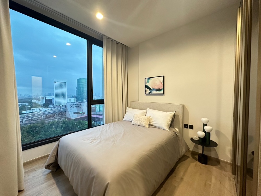 For RentCondoLadprao, Central Ladprao : For rent, 1 bedroom, fully furnished, garden view, Lat Phrao Intersection location.