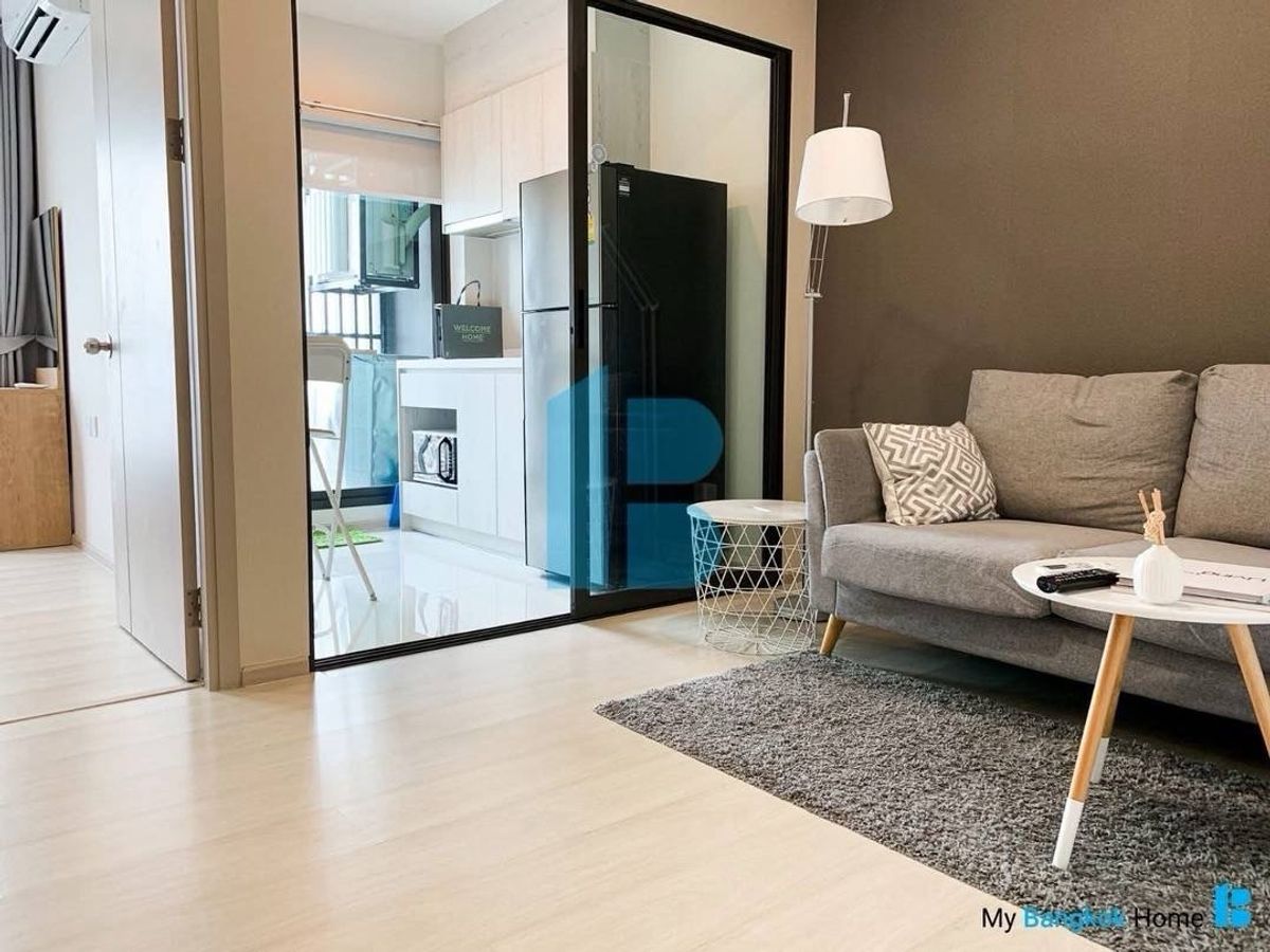 For RentCondoOnnut, Udomsuk : 🔥Urgent rent🔥Life Sukhumvit 48 Condo, 2 bedrooms, 1 bathroom, 1 living room, 1 kitchen, size 49 sq m., 10th floor, Building S, with balcony and good view, beautifully decorated, fully furnished, ready to move in