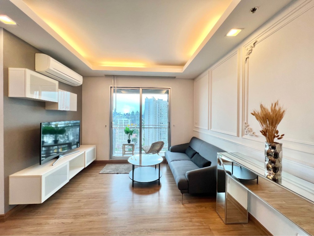 ให้เช่าคอนโดพระราม 9 เพชรบุรีตัดใหม่ RCA : 2 ห้องนอน วิวสวย 🏙️ (For Rent/ให้เช่า) Thru Thonglor / ทรู ทองหล่อ