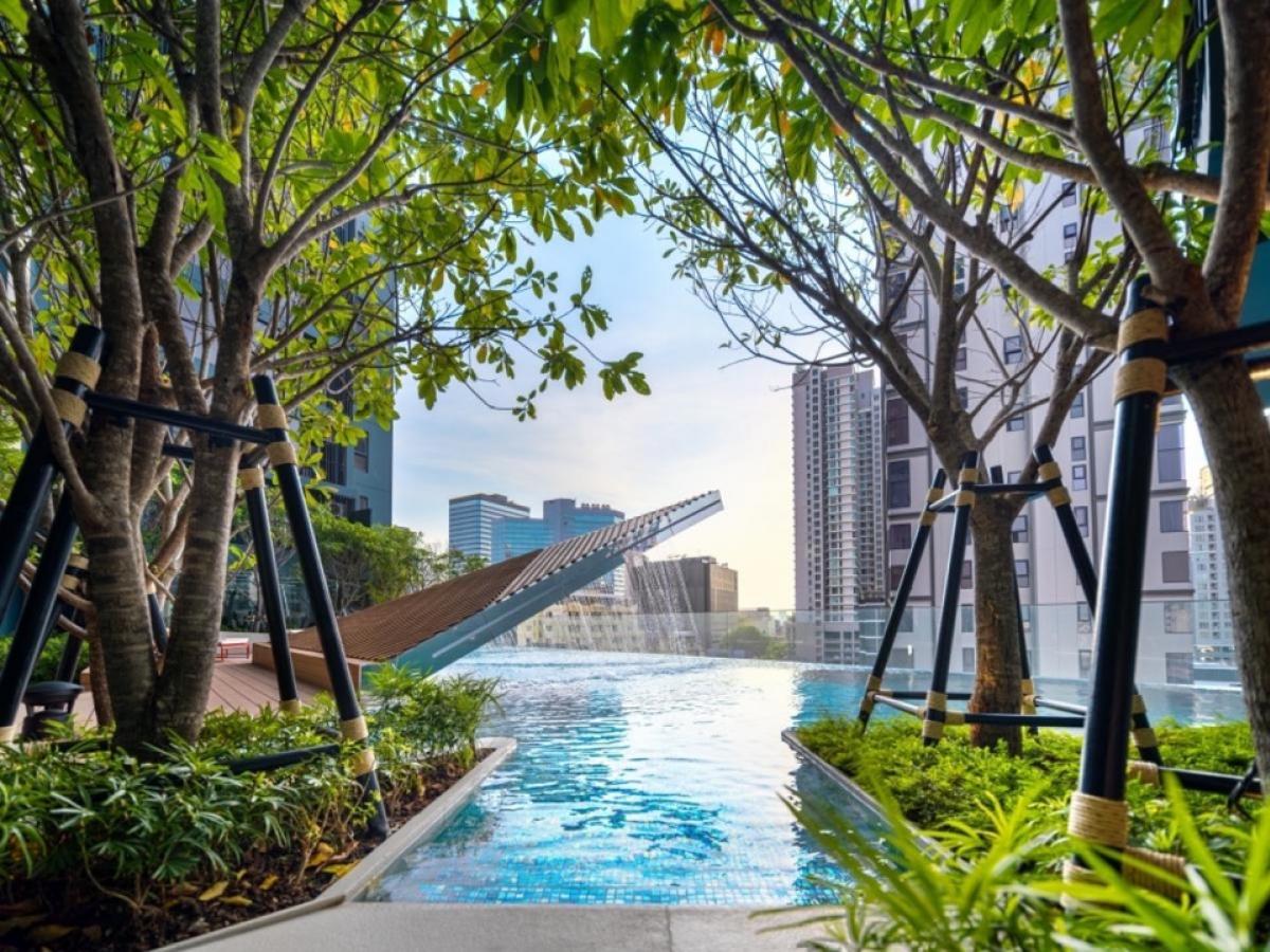 For SaleCondoRatchadapisek, Huaikwang, Suttisan : The Stage Ratchada-Huai Khwang, new condo, free down payment, installments 8,900/month, contact 095-489-8890 Green.