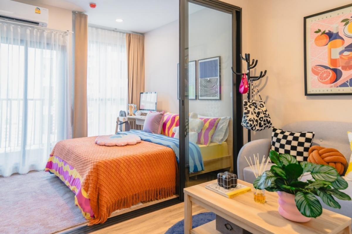 For SaleCondoRatchadapisek, Huaikwang, Suttisan : The Stage Ratchada-Huai Khwang, new condo, free down payment, installments 8,900/month, contact 095-489-8890 Green.