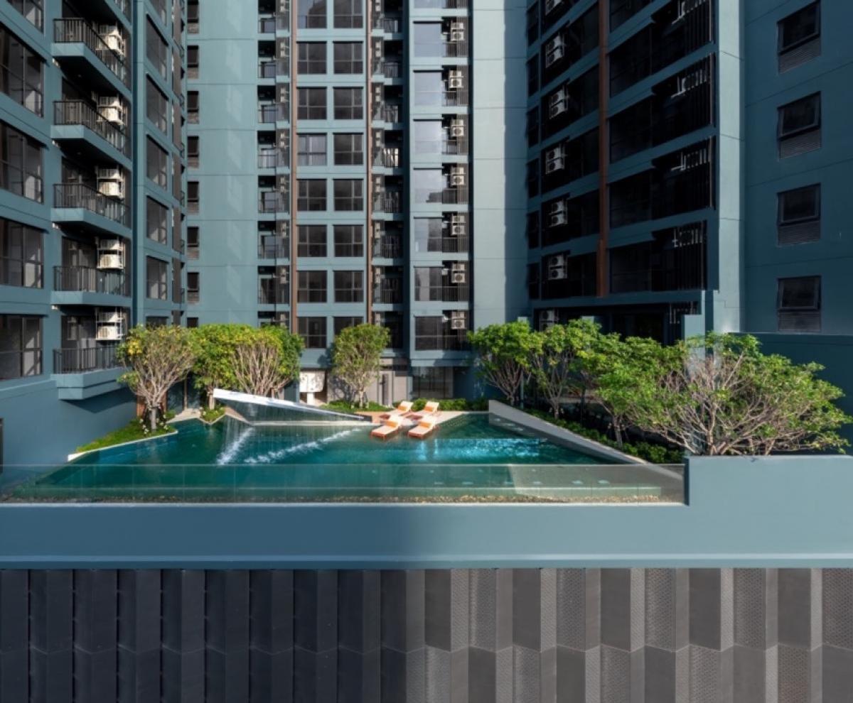 For SaleCondoRatchadapisek, Huaikwang, Suttisan : The Stage Ratchada-Huai Khwang, new condo, free down payment, installments 8,900/month, contact 095-489-8890 Green.
