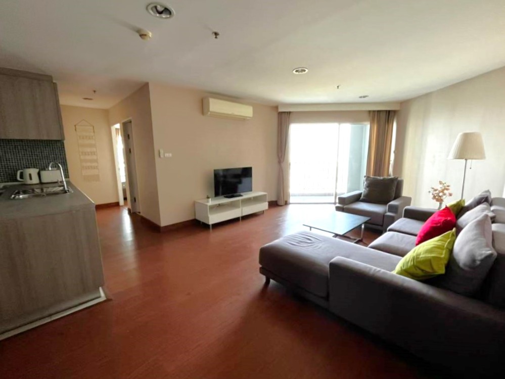 For RentCondoRama9, Petchburi, RCA : 📣For rent 2Bedroom only 39,000 baht Belle Grand Rama 9 🚋Next to Central Rama 9 / size 77 sq m.