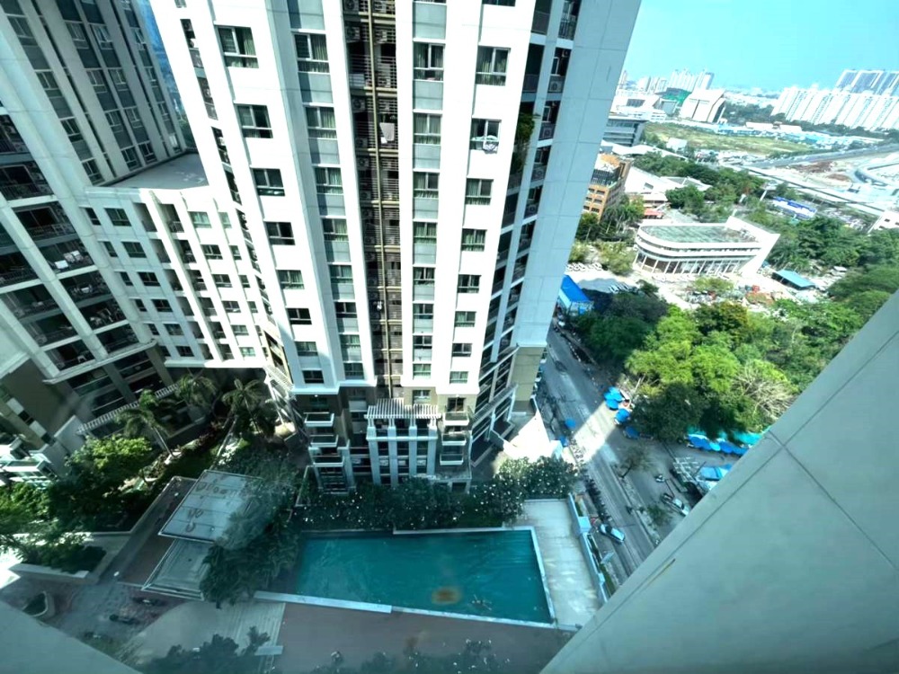 For RentCondoRama9, Petchburi, RCA : 📣For rent 2Bedroom only 39,000 baht Belle Grand Rama 9 🚋Next to Central Rama 9 / size 77 sq m.