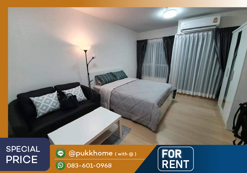For RentCondoRama9, Petchburi, RCA : Beautifully decorated, ready to move in on 20 Oct. ✨ Supalai Veranda Rama 9 / Size 30 sq m. Fully decorated, ready to move in 📞 Line : @pukkhome