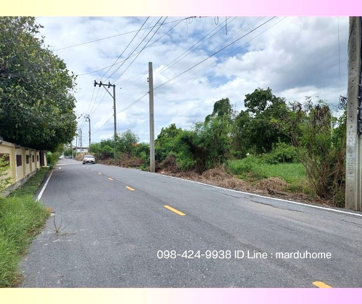 ขายที่ดินนนทบุรี บางใหญ่ บางบัวทอง : ขายที่ดิน 98 ตารางวา ซอย เทพประทาน 2 บางกรวย-ไทรน้อย ตำบลไทรน้อย อำเภอไทรน้อย จังหวัดนนทบุรี