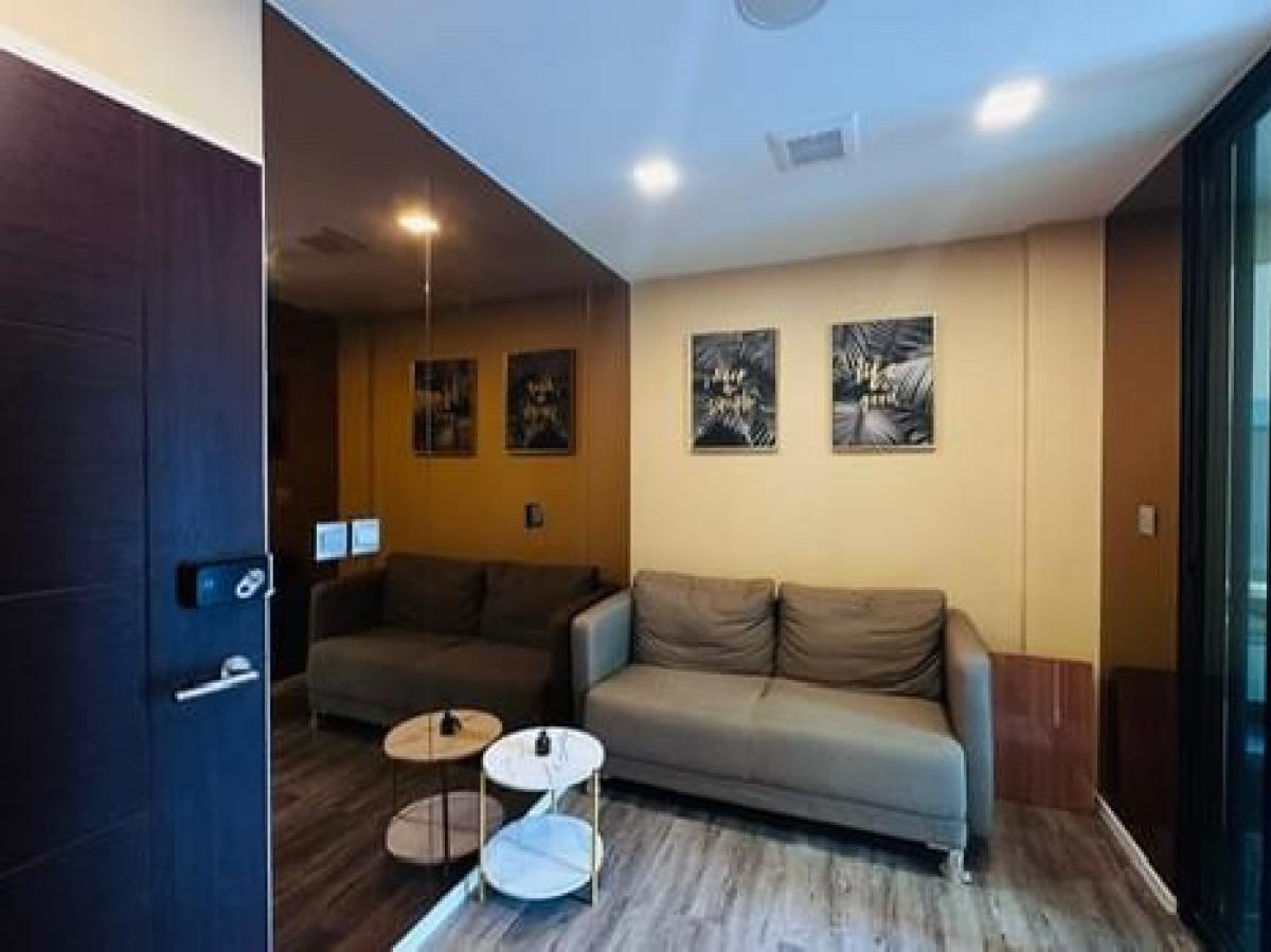 ให้เช่าคอนโดรัชดา ห้วยขวาง : Brown Condo HuaiKwang for rent Near MRT Huaikhwang