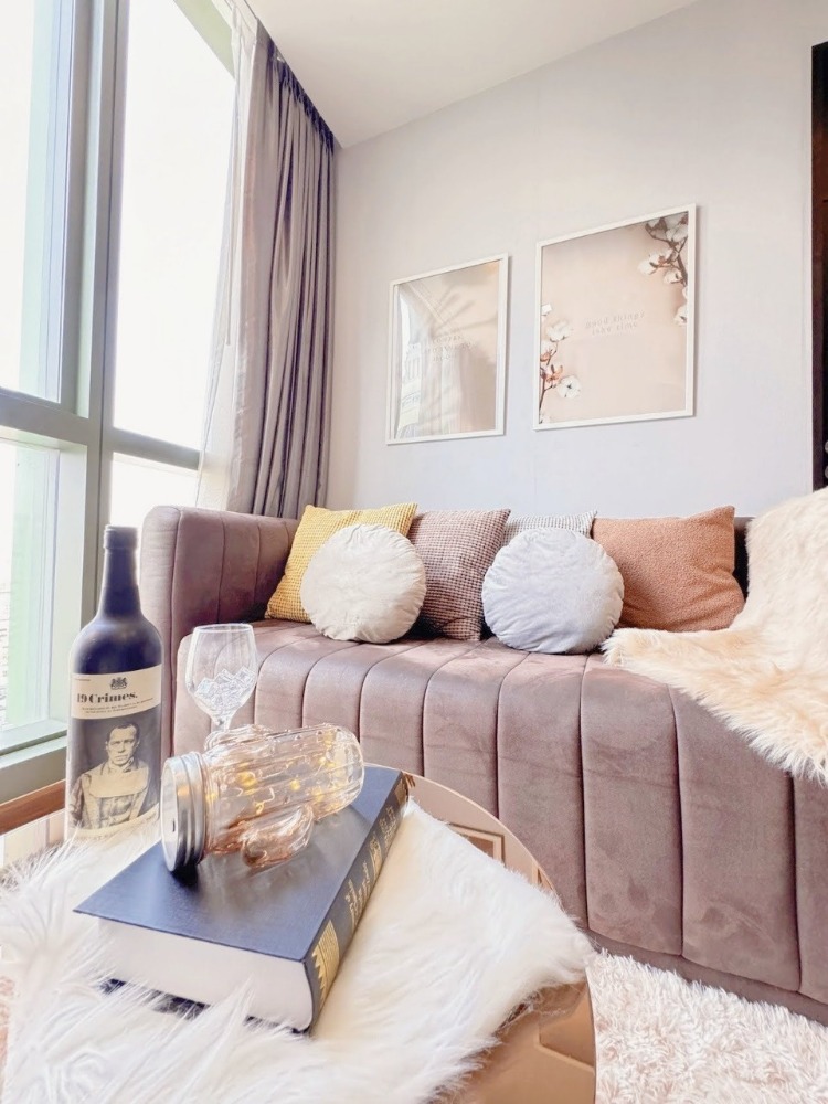 ให้เช่าคอนโดราชเทวี พญาไท : Minimal Style , Wish Signature Midtown Siam 1bed 34 Sqm Fullyfurnish 23,000-