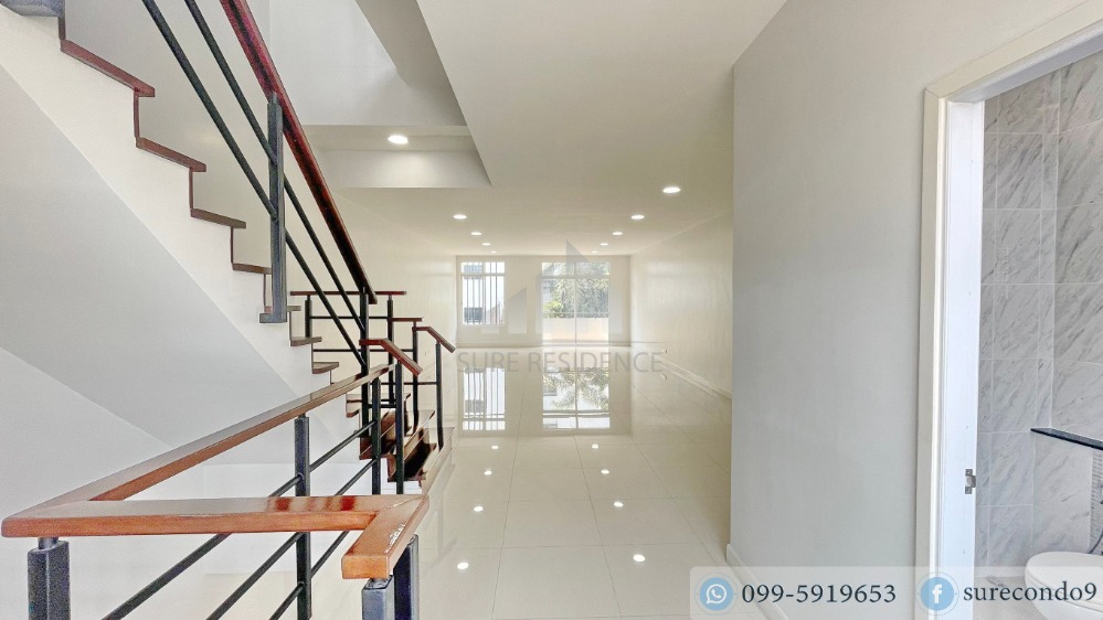 ให้เช่าโฮมออฟฟิศรัชดา ห้วยขวาง : HK0167♛♚โฮมออฟฟิศ ให้เช่า𝓼ขาย 4 ห้องนอน⚝รัชดา-สุทธิสาร♜MRTสุทธิสาร∞099-5919653,065-9423251▚Line@sureresidence