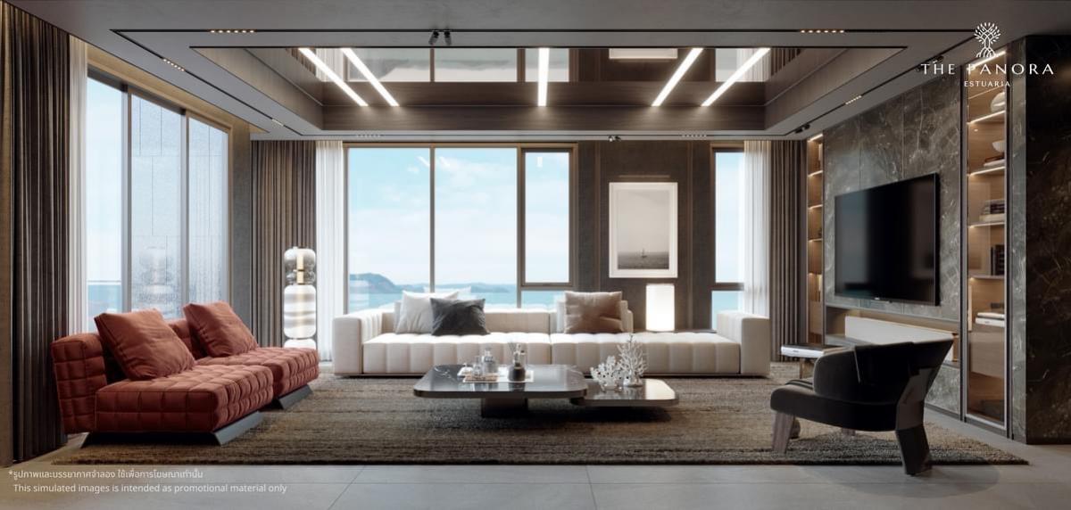 ขายคอนโดพัทยา บางแสน ชลบุรี สัตหีบ : New Project 𝐁𝐞𝐚𝐜𝐡𝐟𝐫𝐨𝐧𝐭 in Pattaya✨ 𝑷𝒓𝒆-𝑺𝒂𝒍𝒆 The Panora Estuaria Luxury Beachfront Condominium