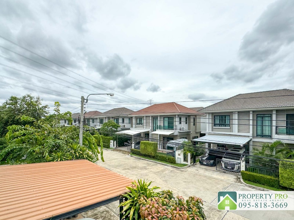 For SaleHouseLadkrabang, Suwannaphum Airport : House for Sale Life Bangkok Boulevard Wongwaen Onnut 2, 4 bedroom 52 sqw 206 sqm Near Suvarnabhumi Airport, Onnut, Prawet, Pattanakarn, Chaloem Phrakiat Rama 9, Lat Krabang, Kanchanaphisek, Motorway : SL24S-010