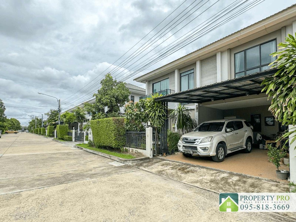 For SaleHouseLadkrabang, Suwannaphum Airport : House for Sale Life Bangkok Boulevard Wongwaen Onnut 2, 4 bedroom 52 sqw 206 sqm Near Suvarnabhumi Airport, Onnut, Prawet, Pattanakarn, Chaloem Phrakiat Rama 9, Lat Krabang, Kanchanaphisek, Motorway : SL24S-010