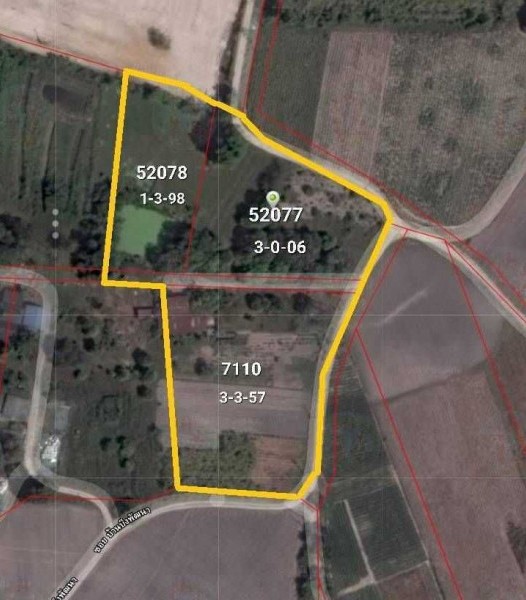 For SaleLandSriracha Laem Chabang Ban Bueng : Land for sale, corner plot, 8 rai, 3 ngan, 61 square wa, near Road 344 (Ban Bueng-Nong Chak)