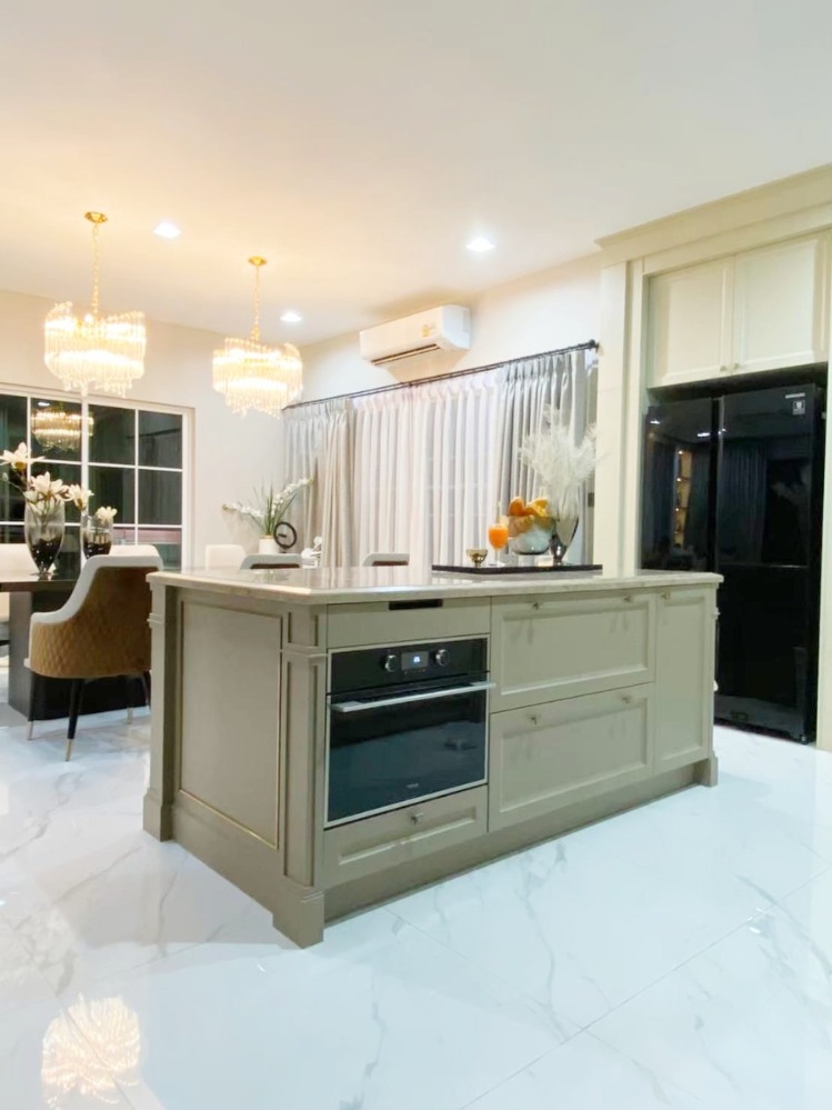 For RentHouseVipawadee, Don Mueang, Lak Si : Single house for rent, Nantawan Ramindra-Phahonyothin 50, 4 bedrooms, 4 bathrooms, 85 sqw, luxurious, fully furnished.