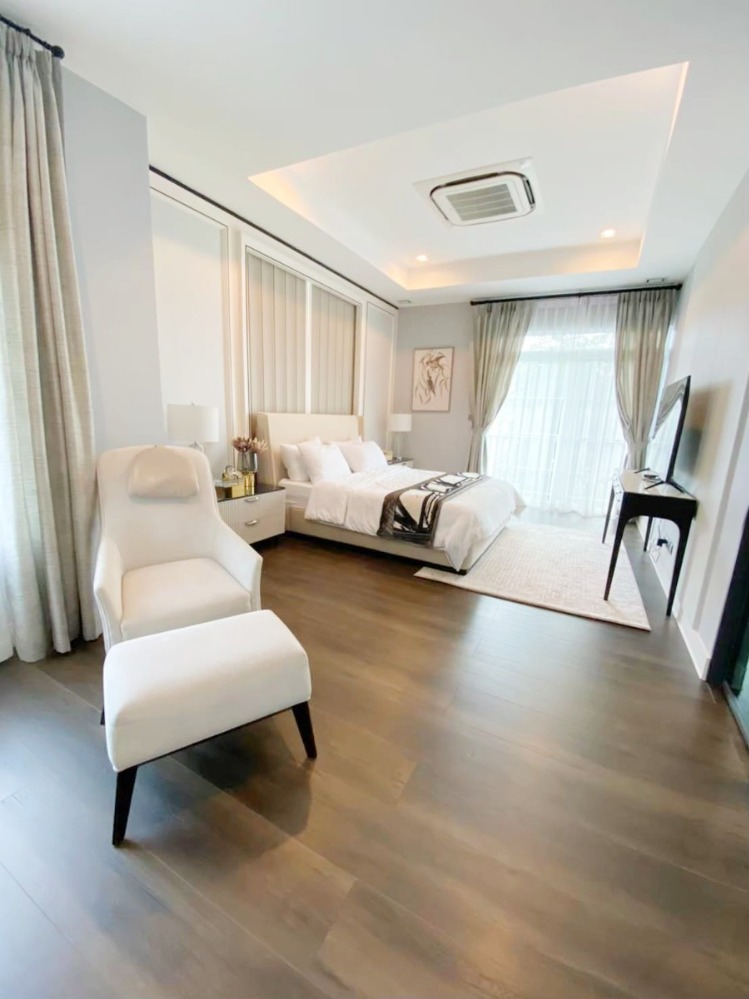 For RentHouseVipawadee, Don Mueang, Lak Si : Single house for rent, Nantawan Ramindra-Phahonyothin 50, 4 bedrooms, 4 bathrooms, 85 sqw, luxurious, fully furnished.