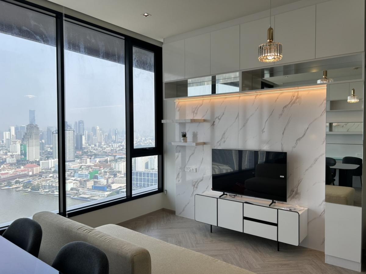ให้เช่าคอนโดวงเวียนใหญ่ เจริญนคร : For rent Chapter Charoennakorn riverside, high floor