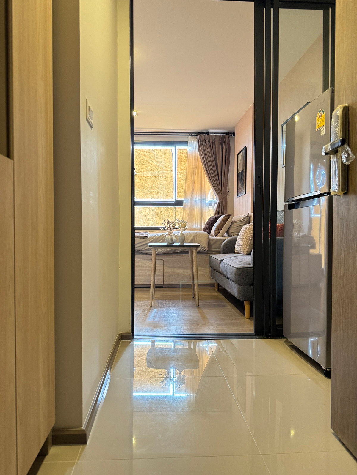 ให้เช่าคอนโดบางนา แบริ่ง ลาซาล : ให้เช่า คอนโด The Muve บางนา ชั้น 7 ขนาด 23 ตรม. พร้อมอยู่