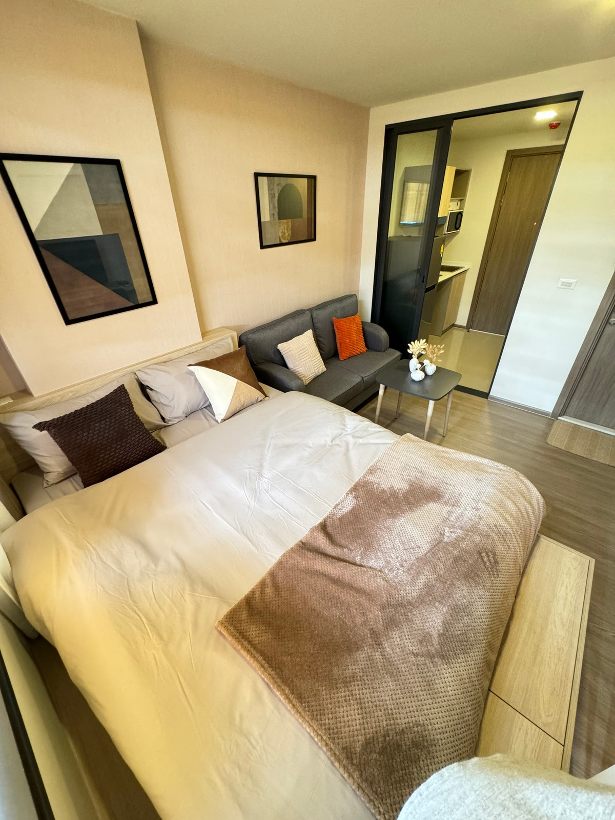 For RentCondoBangna, Bearing, Lasalle : For Rent: The Muve Bangna Condo, 7th Floor, 23 sq m, Ready to Move In