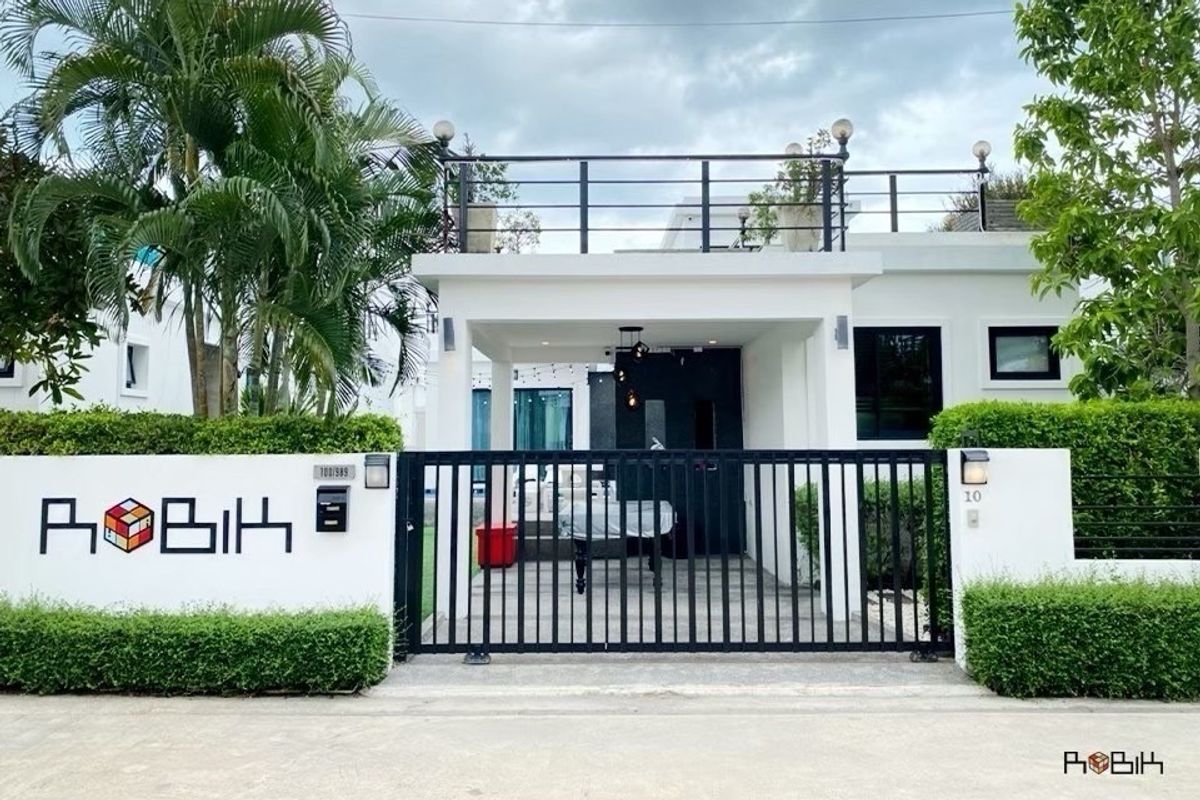 For SaleHouseHuahin, Prachuap Khiri Khan, Pran Buri : For sale: Pool villa, Hua Hin, 3 bedrooms, beautiful house, ready to move in