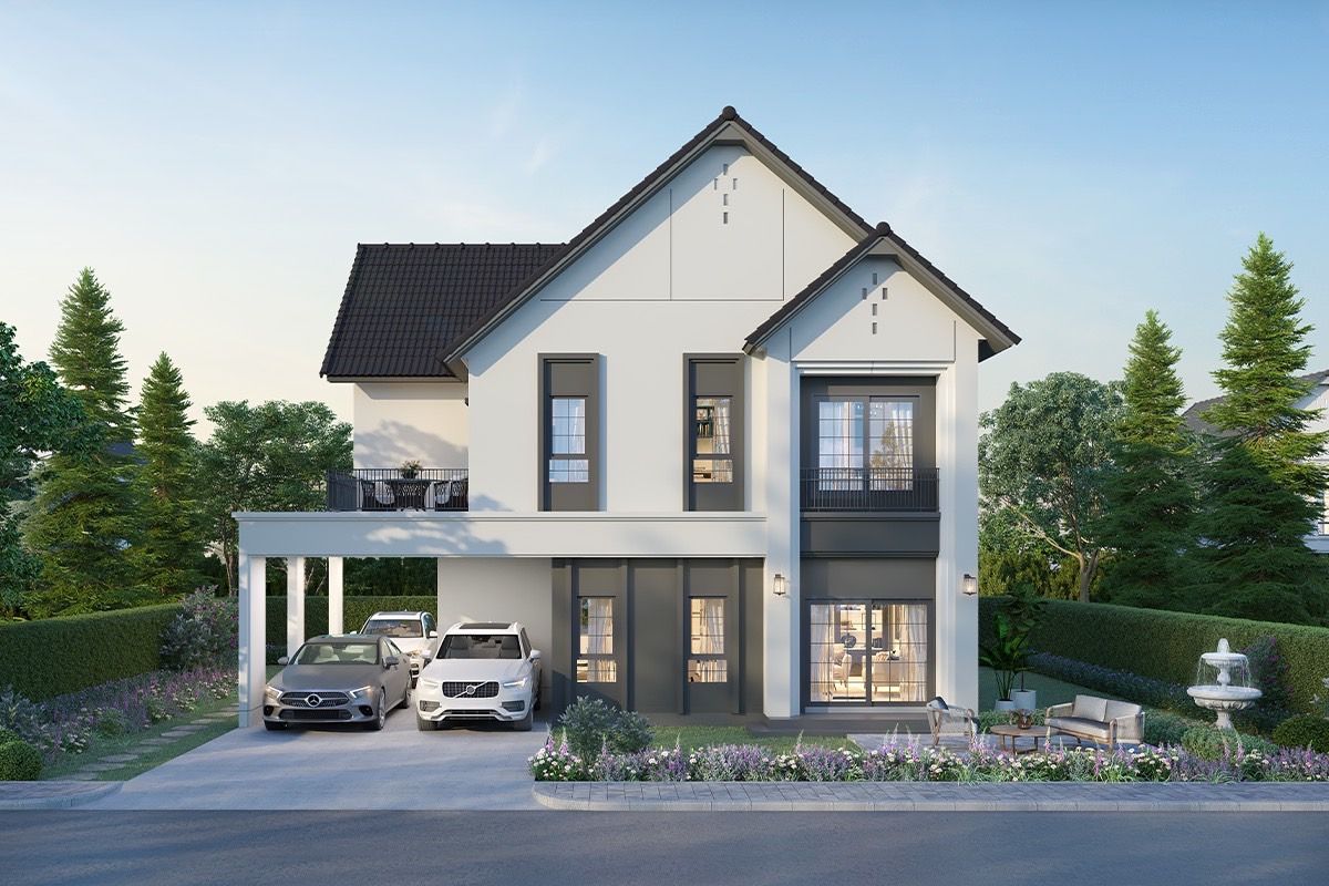 For RentHouseBangna, Bearing, Lasalle : Model house for rent, CENTRO Bangna Project, Phase 2 [E222]