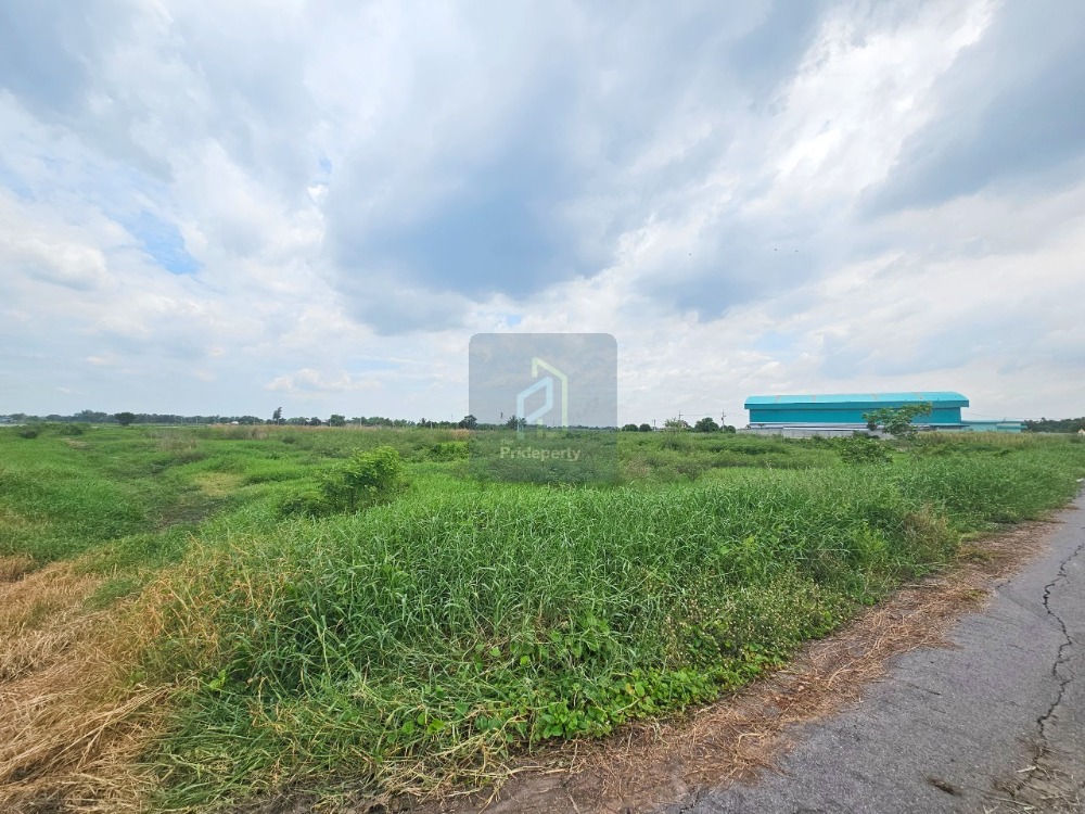 For SaleLandPathum Thani,Rangsit, Thammasat : Vacant land for sale, 20 rai, wide frontage, Khlong Ha, east side, Khlong Luang, Pathum Thani, near Ayutthaya Highway.