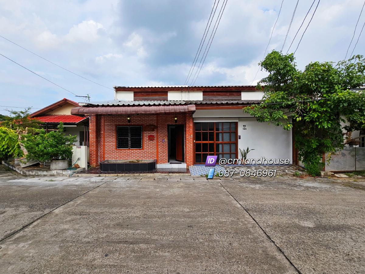 For SaleHouseChiang Mai : House in Mueang District, behind Big C Extra, 1 km from ZenFest, for sale with tenant, 1 year contract, 7000 per month.