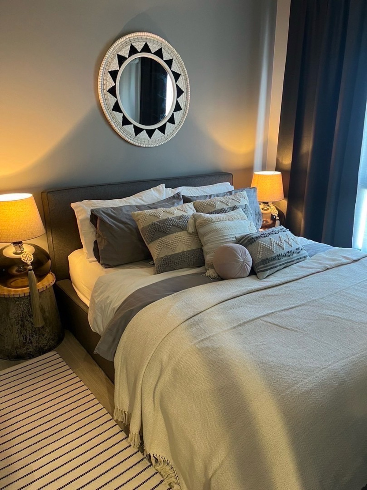 For RentCondoRama3 (Riverside),Satupadit : 🔥For rent, high floor, beautiful view, new room, The Key Rama 3