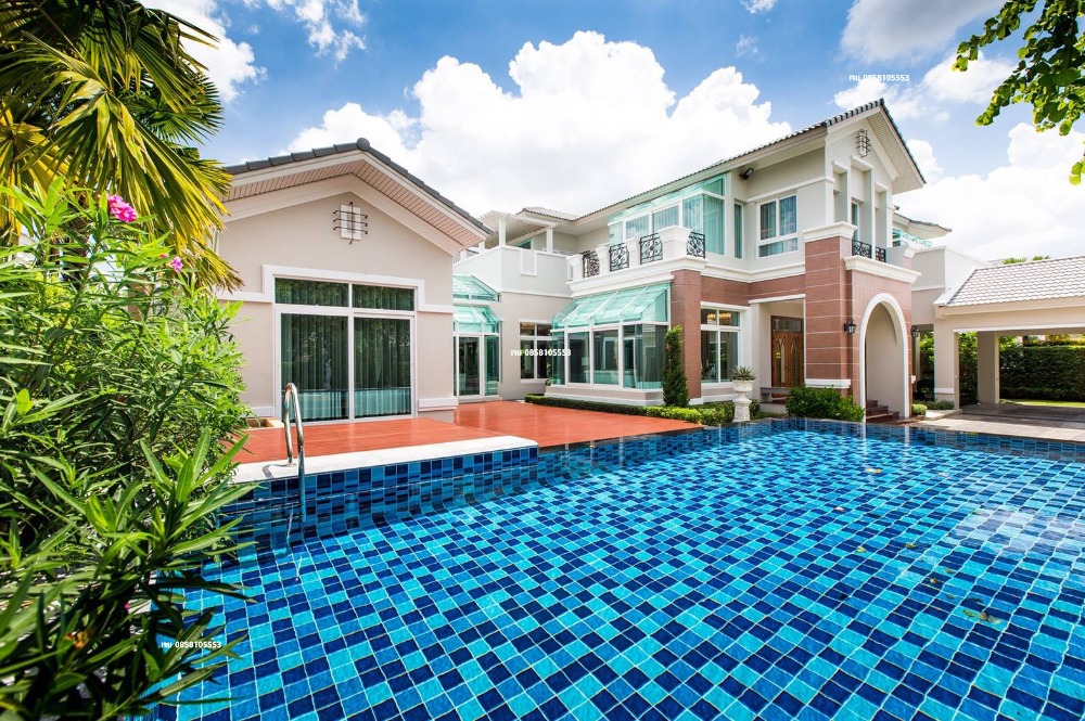 ขายบ้านแจ้งวัฒนะ เมืองทอง : ขายคฤหาสน์หรู พลูวิลล่า pool villa บ้านหรู Prukpirom Rachapruk-Ratanathibet พฤกษ์ภิรมย์ ราชพฤกษ์-รัตนาธิเบศร์