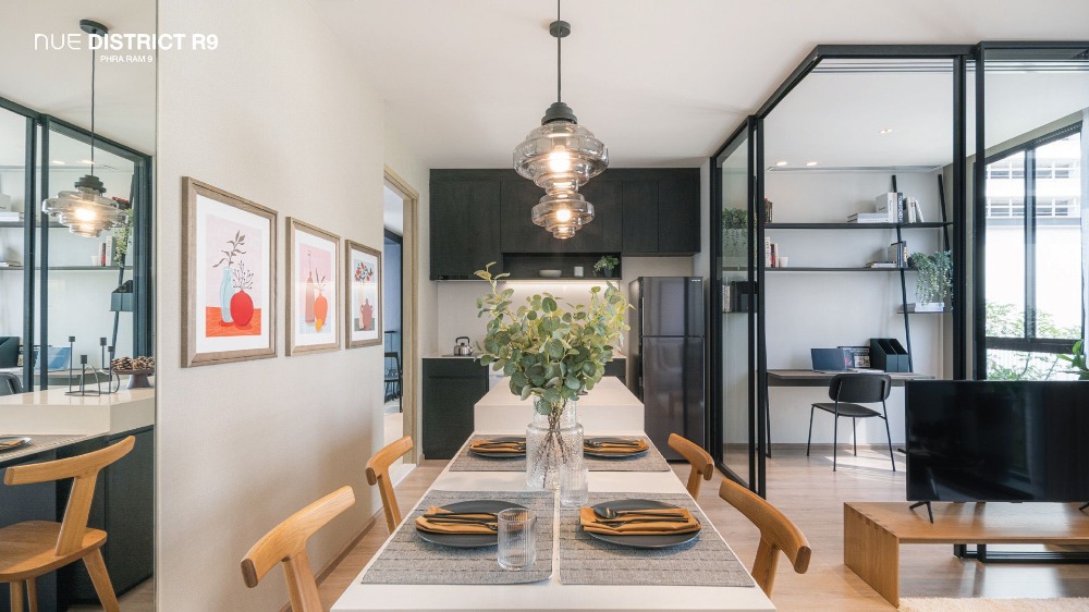 ขายดาวน์คอนโดพระราม 9 เพชรบุรีตัดใหม่ RCA : 🔥🔥ขายดาวน์ (ขายใบจอง) Nue District R9 ด่วน ราคาดีมาก ขนาด 34.8 ตรม 🔥🔥