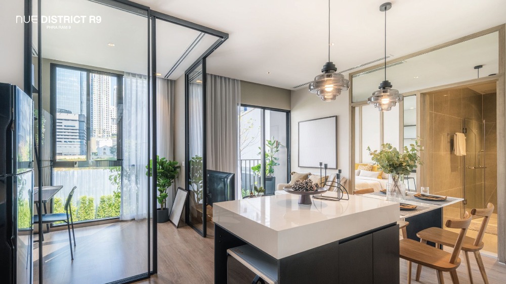 ขายดาวน์คอนโดพระราม 9 เพชรบุรีตัดใหม่ RCA : 🔥🔥ขายดาวน์ (ขายใบจอง) Nue District R9 ด่วน ราคาดีมาก ขนาด 34.8 ตรม 🔥🔥