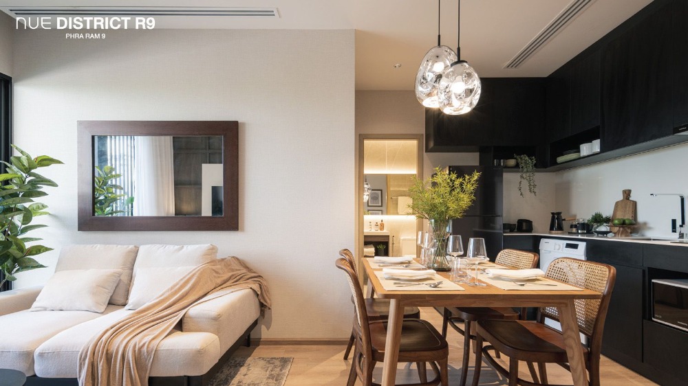 ขายดาวน์คอนโดพระราม 9 เพชรบุรีตัดใหม่ RCA : 🔥🔥ขายดาวน์ (ขายใบจอง) Nue District R9 ด่วน ราคาดีมาก ขนาด 46 ตรม 🔥🔥