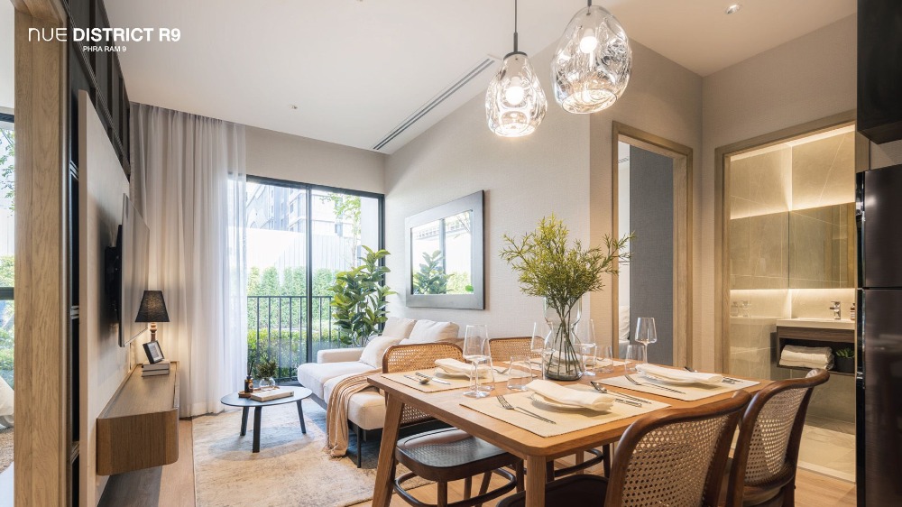 ขายดาวน์คอนโดพระราม 9 เพชรบุรีตัดใหม่ RCA : 🔥🔥ขายดาวน์ (ขายใบจอง) Nue District R9 ด่วน ราคาดีมาก ขนาด 46 ตรม 🔥🔥