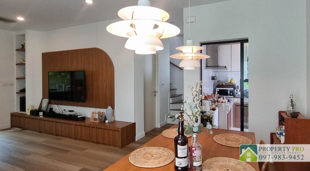 For SaleHouseBangna, Bearing, Lasalle : House for Sale Burasiri Bangna, 3 bedroom 50 sqw 113 sqm Fully Furnished Near Bang Bo, Bang Phli, Assumption University : EL24S-035