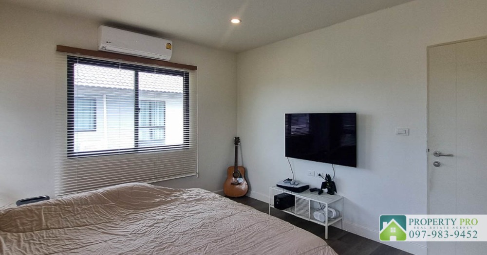 For SaleHouseBangna, Bearing, Lasalle : House for Sale Burasiri Bangna, 3 bedroom 50 sqw 113 sqm Fully Furnished Near Bang Bo, Bang Phli, Assumption University : EL24S-035