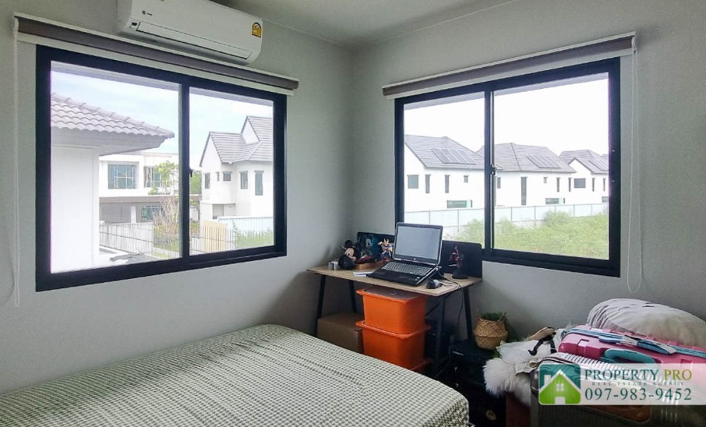 For SaleHouseBangna, Bearing, Lasalle : House for Sale Burasiri Bangna, 3 bedroom 50 sqw 113 sqm Fully Furnished Near Bang Bo, Bang Phli, Assumption University : EL24S-035