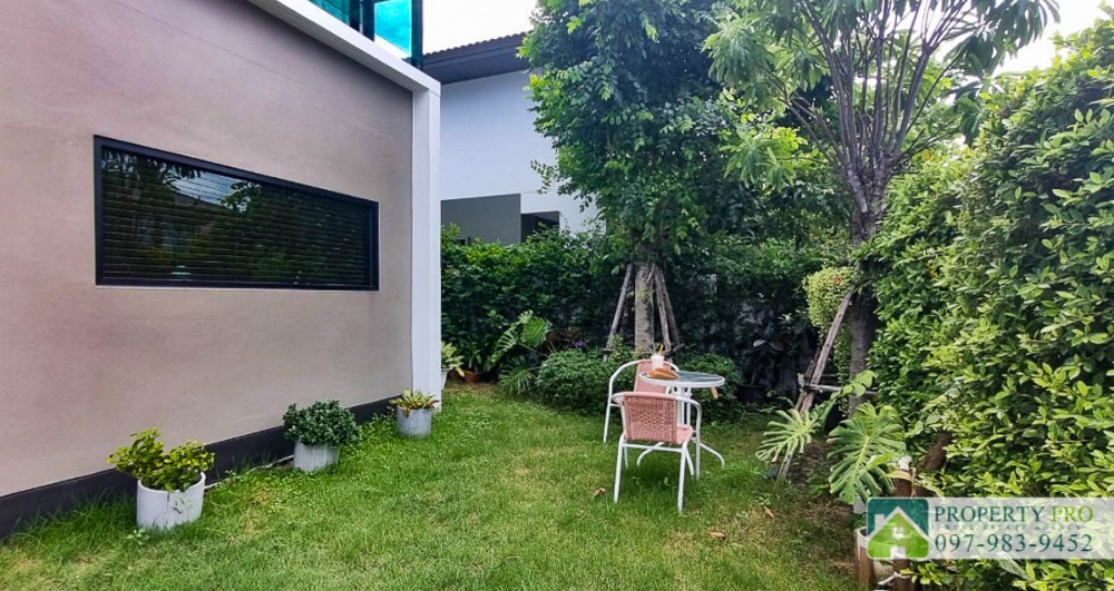 For SaleHouseBangna, Bearing, Lasalle : House for Sale Burasiri Bangna, 3 bedroom 50 sqw 113 sqm Fully Furnished Near Bang Bo, Bang Phli, Assumption University : EL24S-035