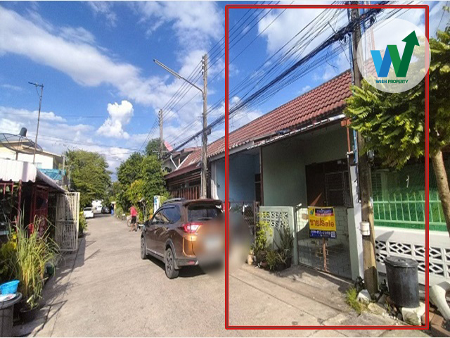 For SaleTownhomePathum Thani,Rangsit, Thammasat : Urgent sale, one-story house, cheap price, good location, near Khu Khot BTS station.