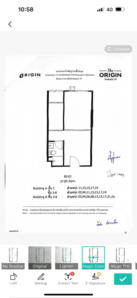 Sale DownCondoKasetsart, Ratchayothin : Down payment for sale: The Origin Phaholyothin 57 (255,500 baht) The Origin Phaholyothin 57, pet-friendly condo, close to the BTS.