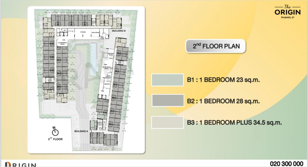 Sale DownCondoKasetsart, Ratchayothin : Down payment for sale: The Origin Phaholyothin 57 (255,500 baht) The Origin Phaholyothin 57, pet-friendly condo, close to the BTS.