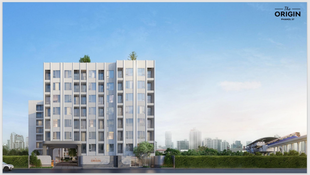 Sale DownCondoKasetsart, Ratchayothin : Down payment for sale: The Origin Phaholyothin 57 (255,500 baht) The Origin Phaholyothin 57, pet-friendly condo, close to the BTS.
